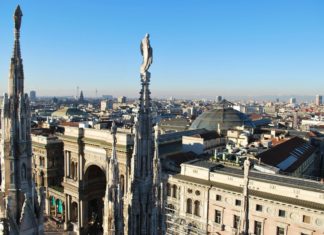 Panoramatický výhled na italský Milán | crisferra/123RF.com