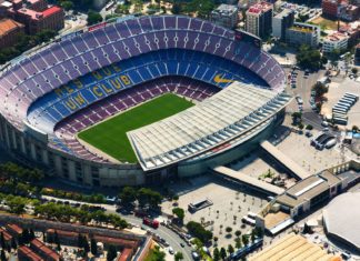 Letecký pohled na Camp Nou | jackf/123RF.com